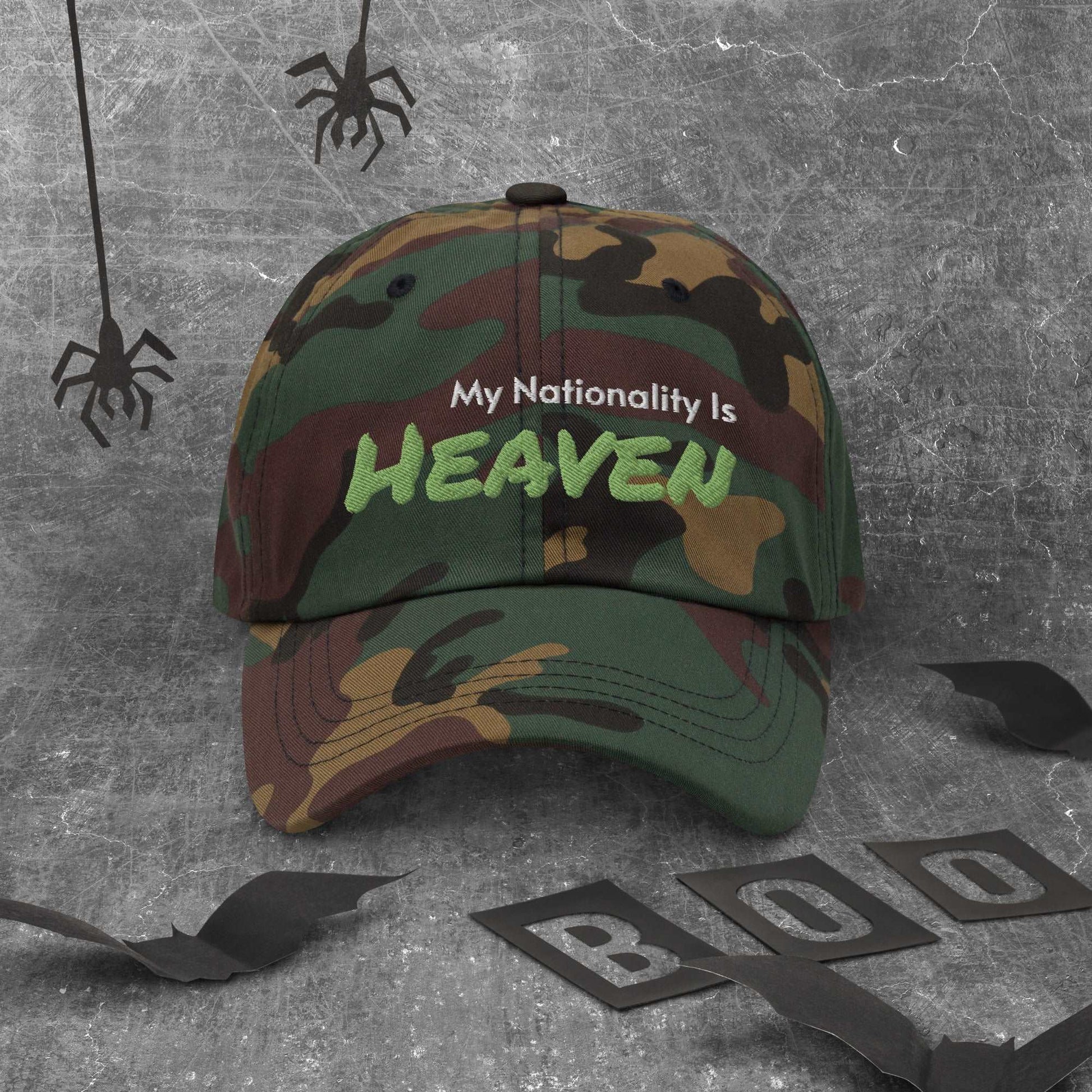 My Nationality Is Heaven Hat Inner G Complete Wellness