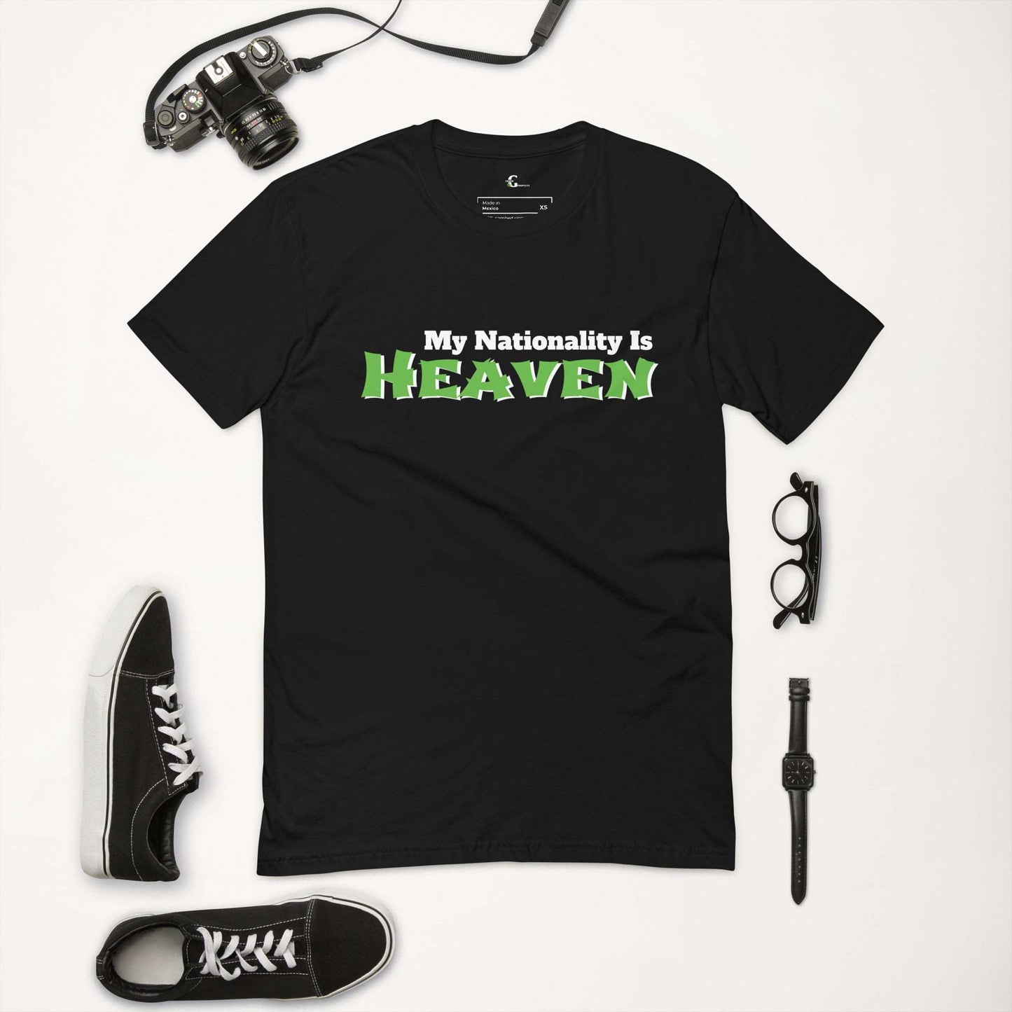 My Nationality Is Heaven Short Sleeve Tee Inner G Complete Wellness