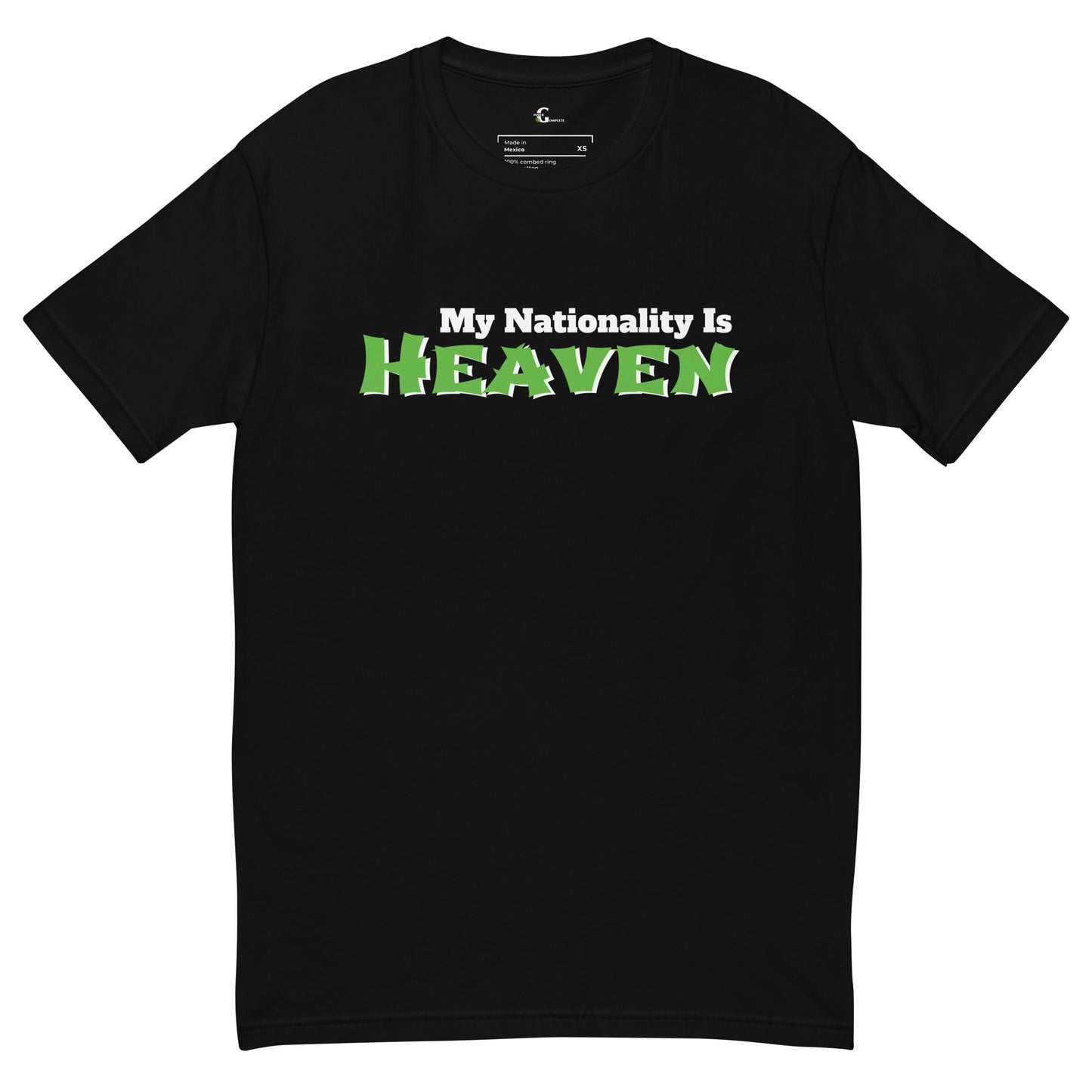 My Nationality Is Heaven Short Sleeve Tee Inner G Complete Wellness