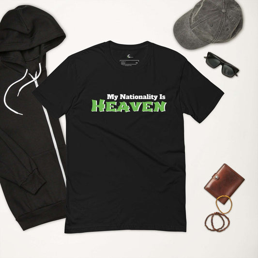 My Nationality Is Heaven Short Sleeve Tee Inner G Complete Wellness 