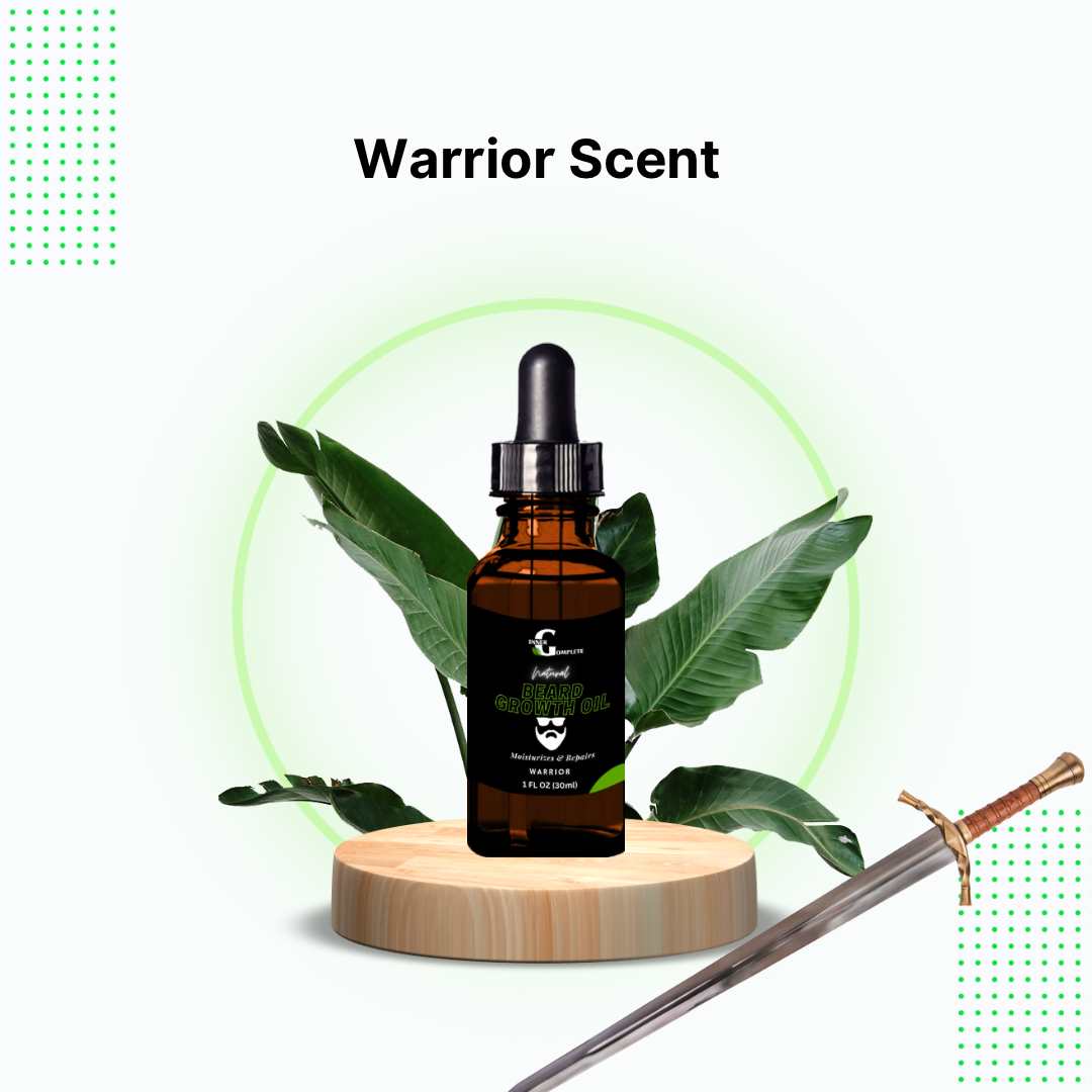 Natural Beard Growth Oil - Warrior Scent Inner G Complete Wellness