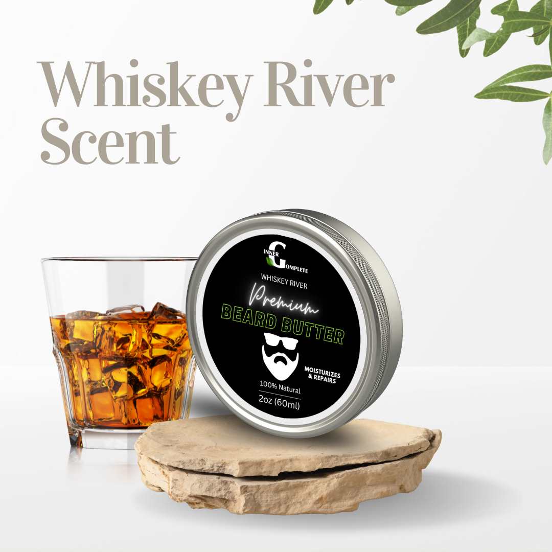 Premium Beard Butter - Whiskey River Scent Inner G Complete Wellness